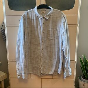 COPY - Marine Layer X-Large Cotton striped long-sleeve button down shirt